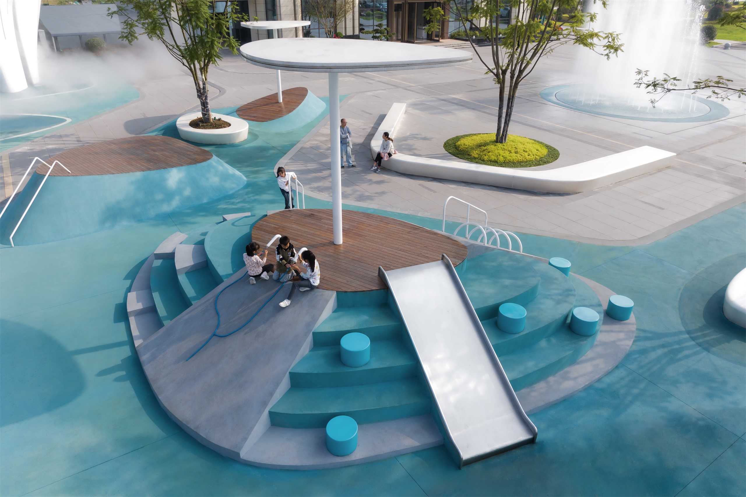 森腾·峰云街广场艺术装置丨中国泸州丨重庆唤醒空间设计有限公司-41