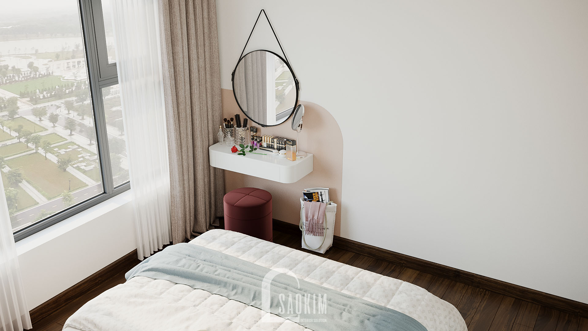 Vinhomes Ocean Park 公寓室内设计丨越南河内丨Sao Kim 有限公司-12