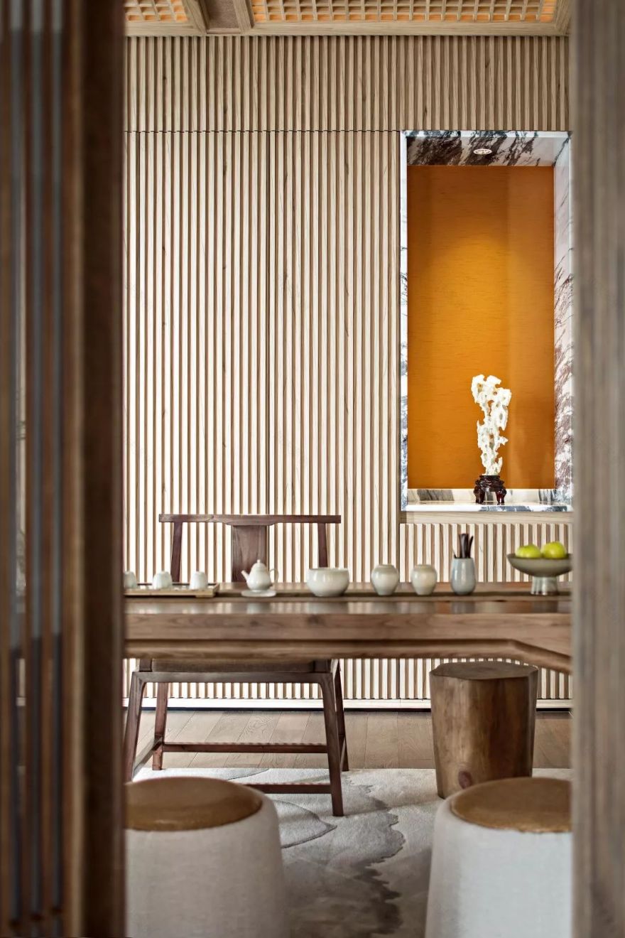 崇義綠邦合一山居銷售中心 | 竹鄉文化的室內空間演繹-43