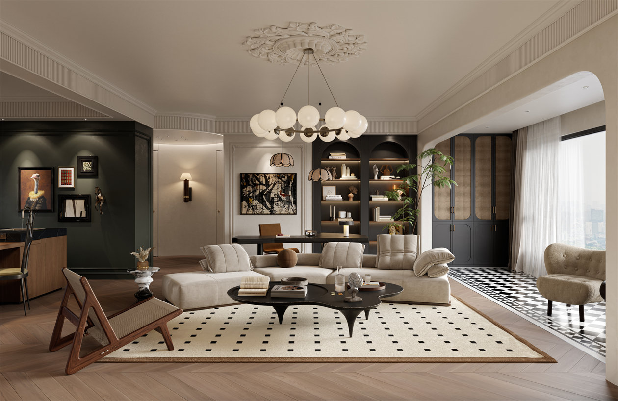 113㎡法式复古风-0