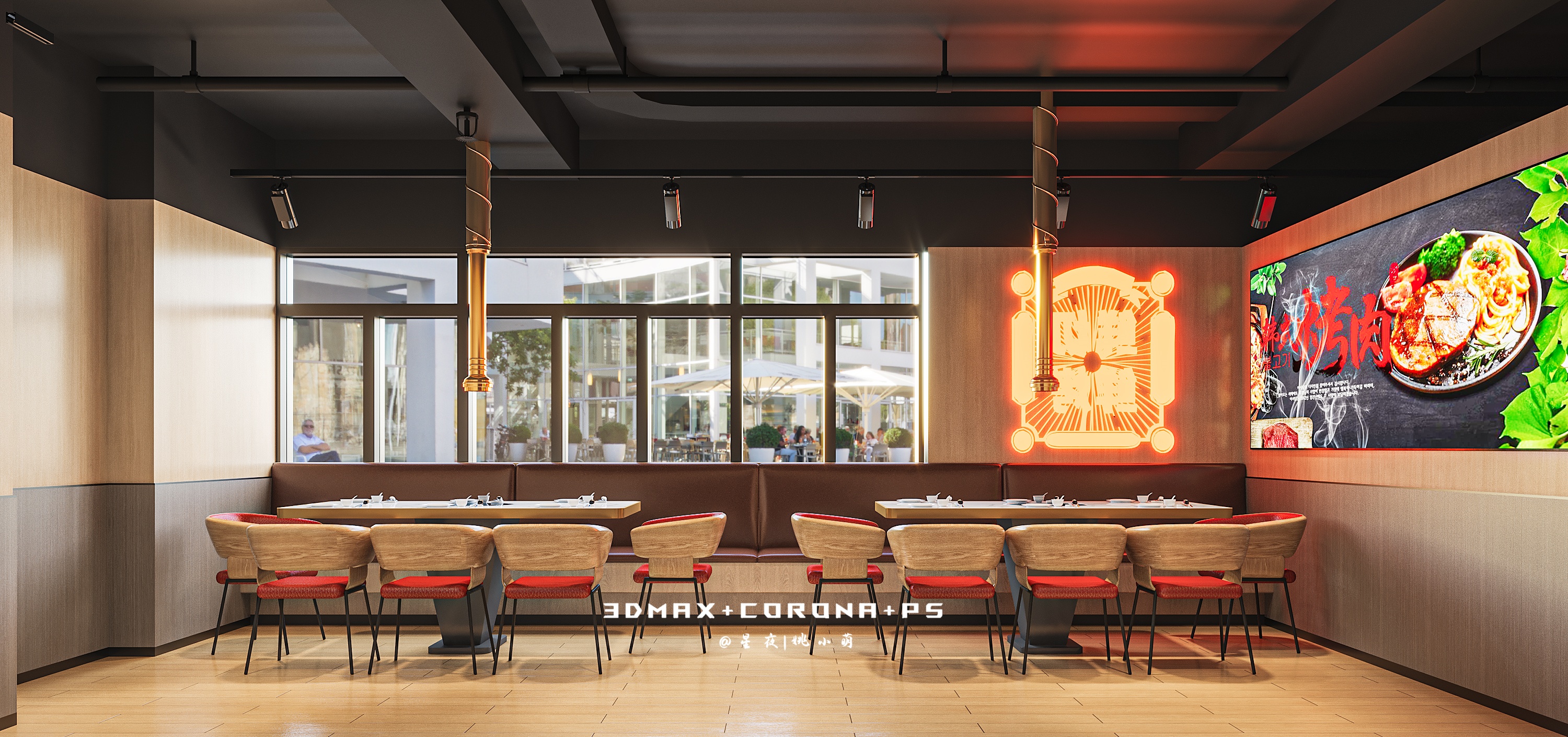 烤肉店设计：在烟火气与精致感间找到平衡-7