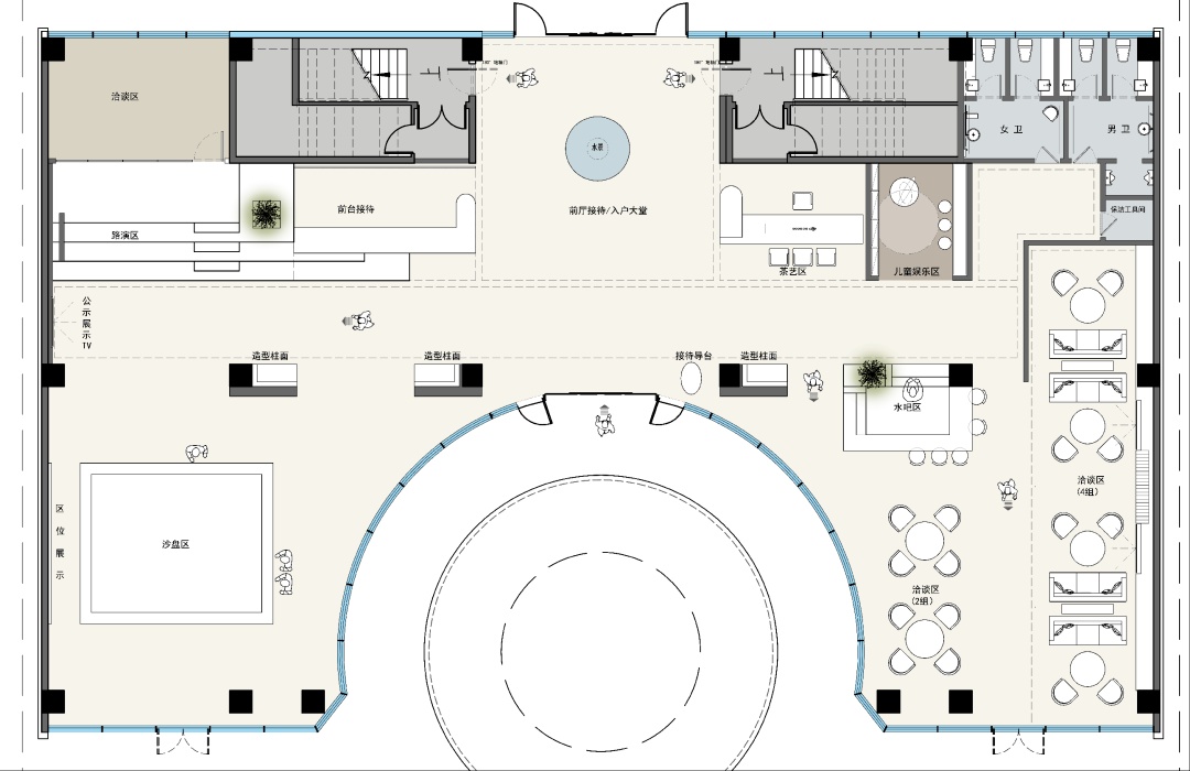 渭南·中创·天悦售楼中心丨中国渭南丨東木营造-4