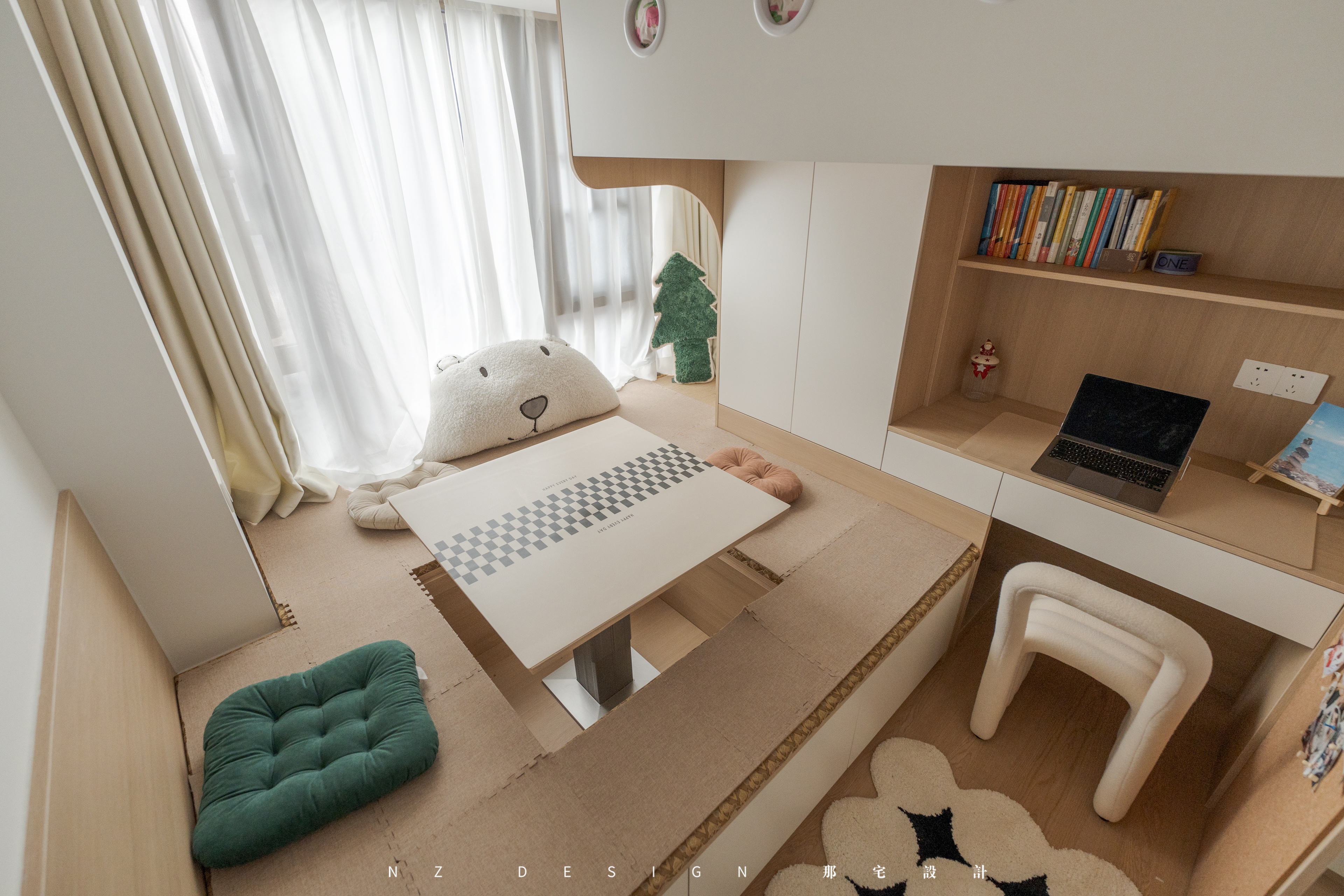 日式原木风家庭空间设计丨中国深圳丨那宅设计事务所-83