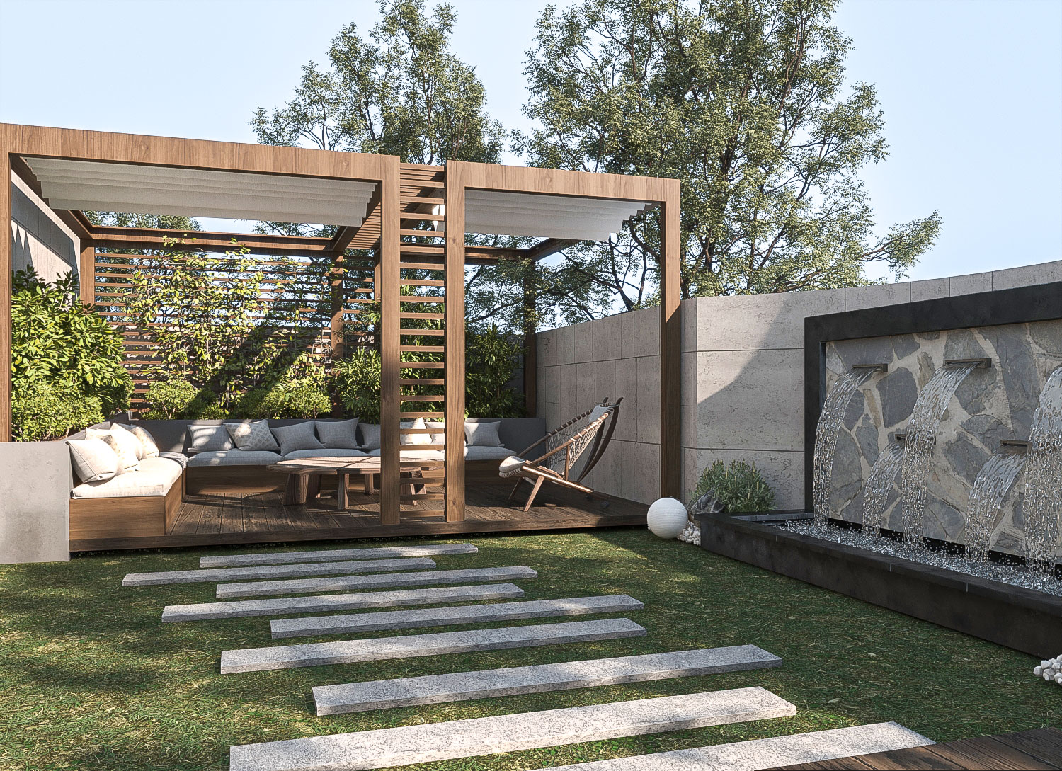 Roof with gym area-1