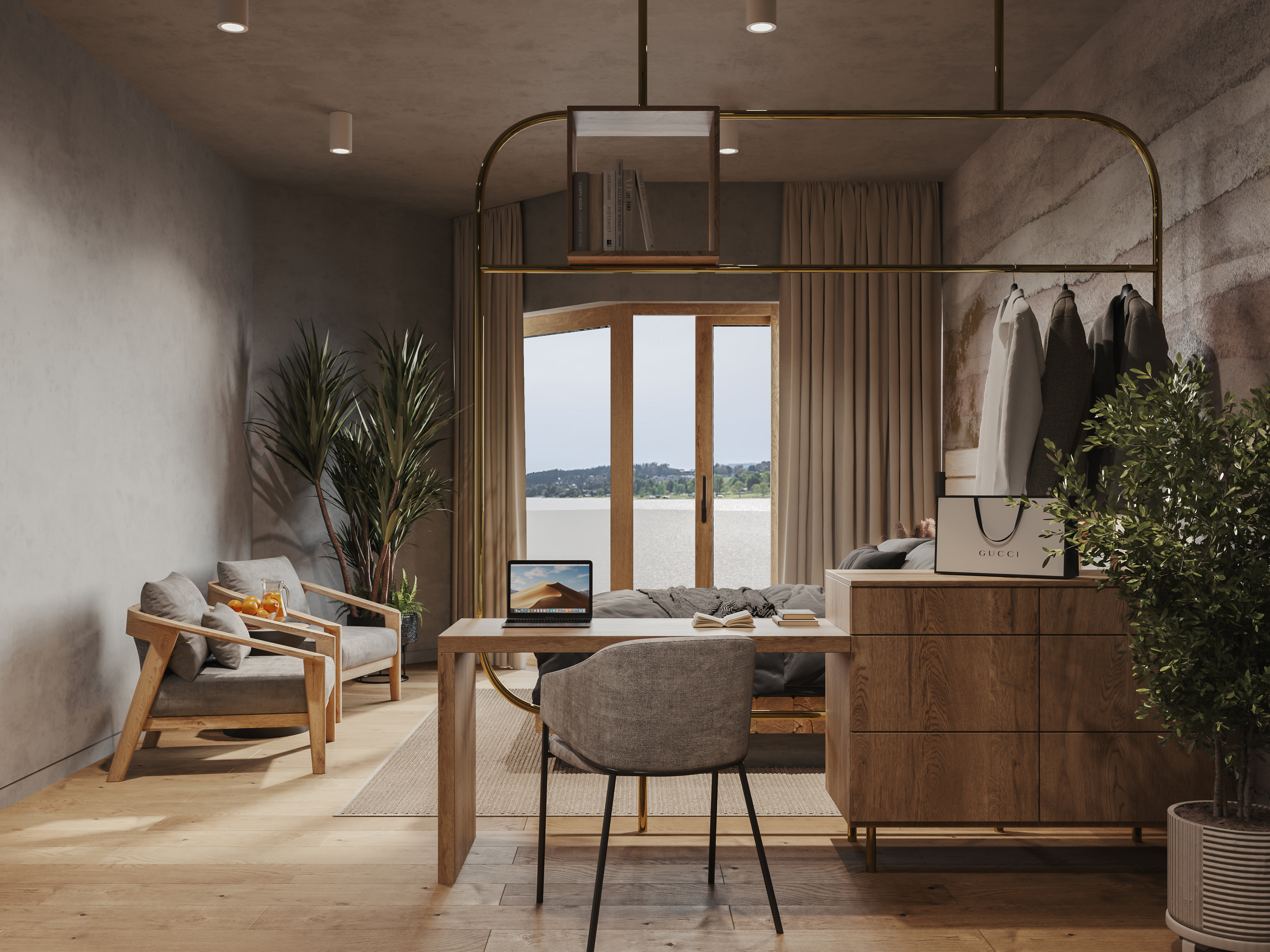 利波诺的酒店房间-3