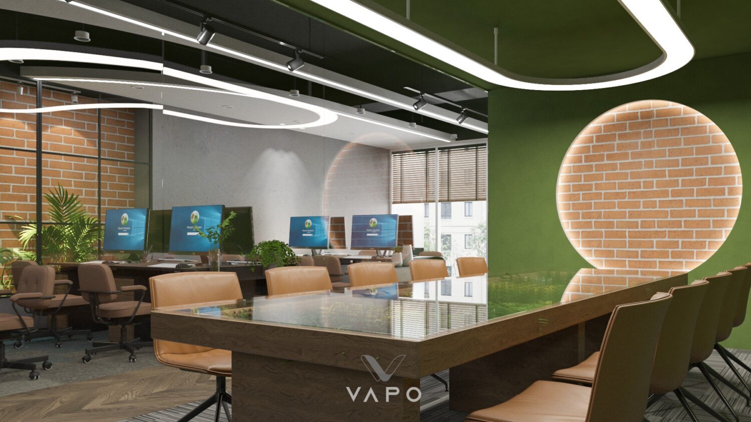 SketchUp办公室室内模型丨Ca Uon-1