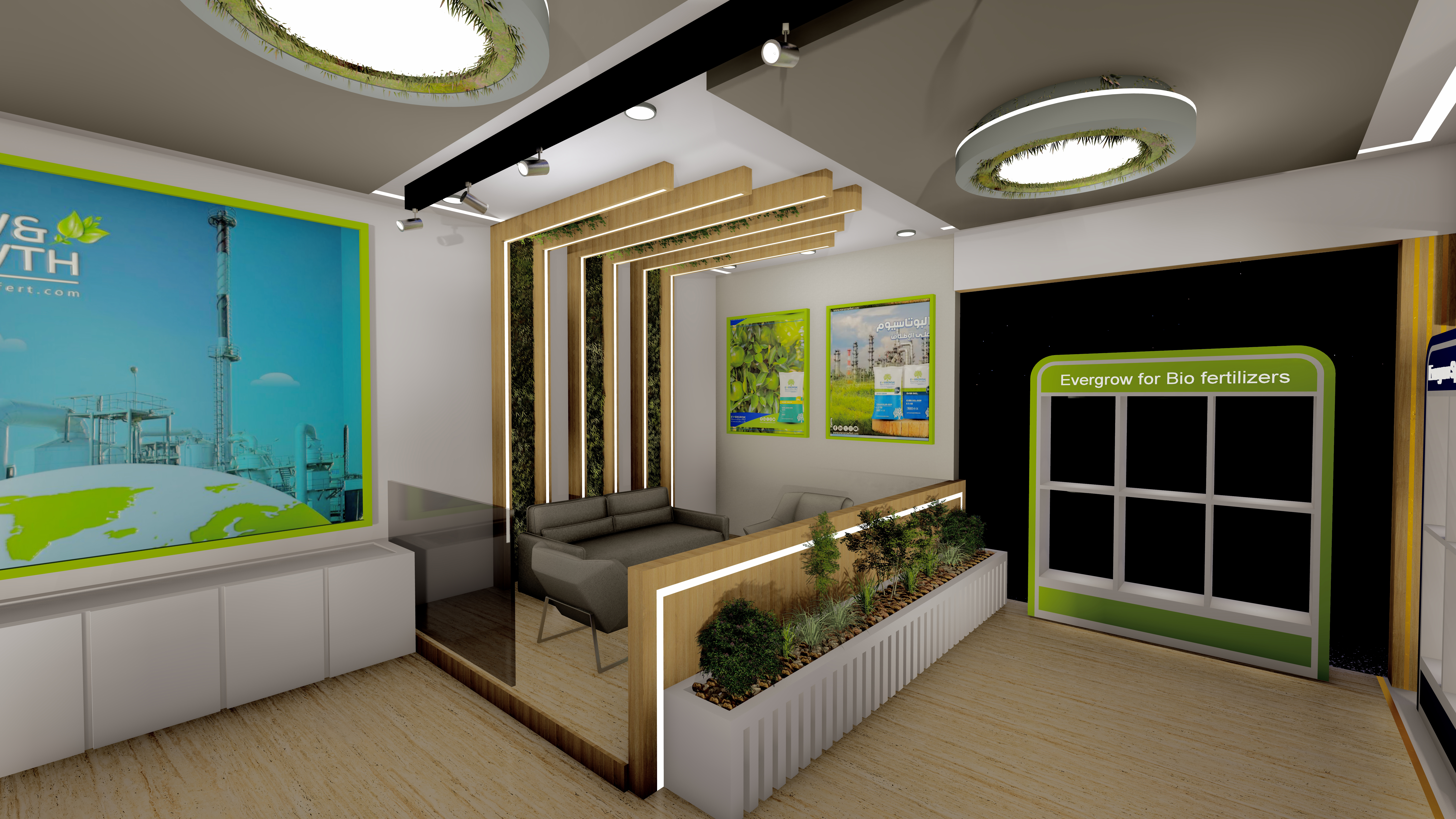 A small booth for Agricultural products company-4
