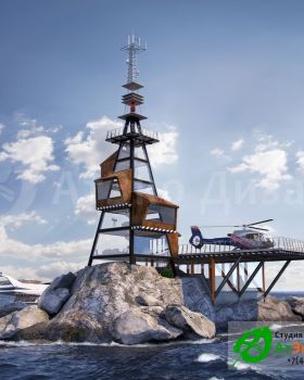 游艇和潜水者码头建筑项目