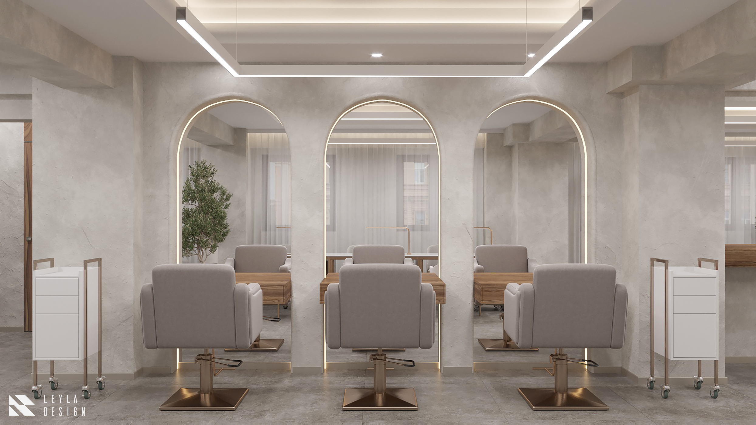 奥 beauté美容沙龙丨LEYLA DESIGN-6