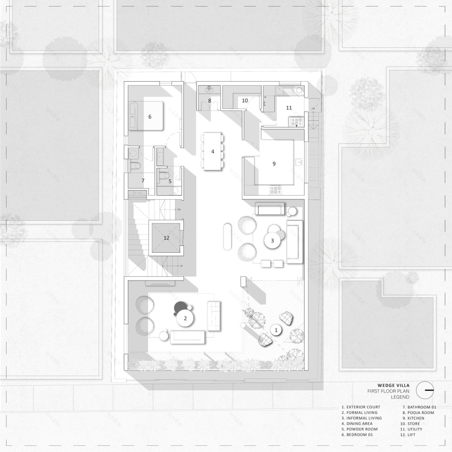 Wedge Villa 别墅丨印度班加罗尔丨Cadence-18