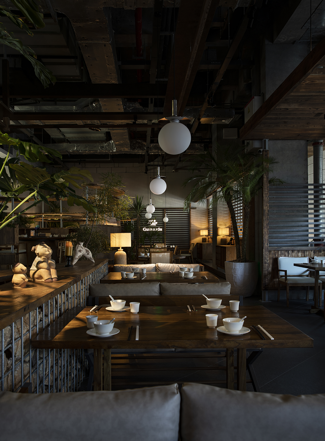 厦门Gumanda咕曼嗒·蔬食料理丨中国厦门丨泉州结禾设计机构-15