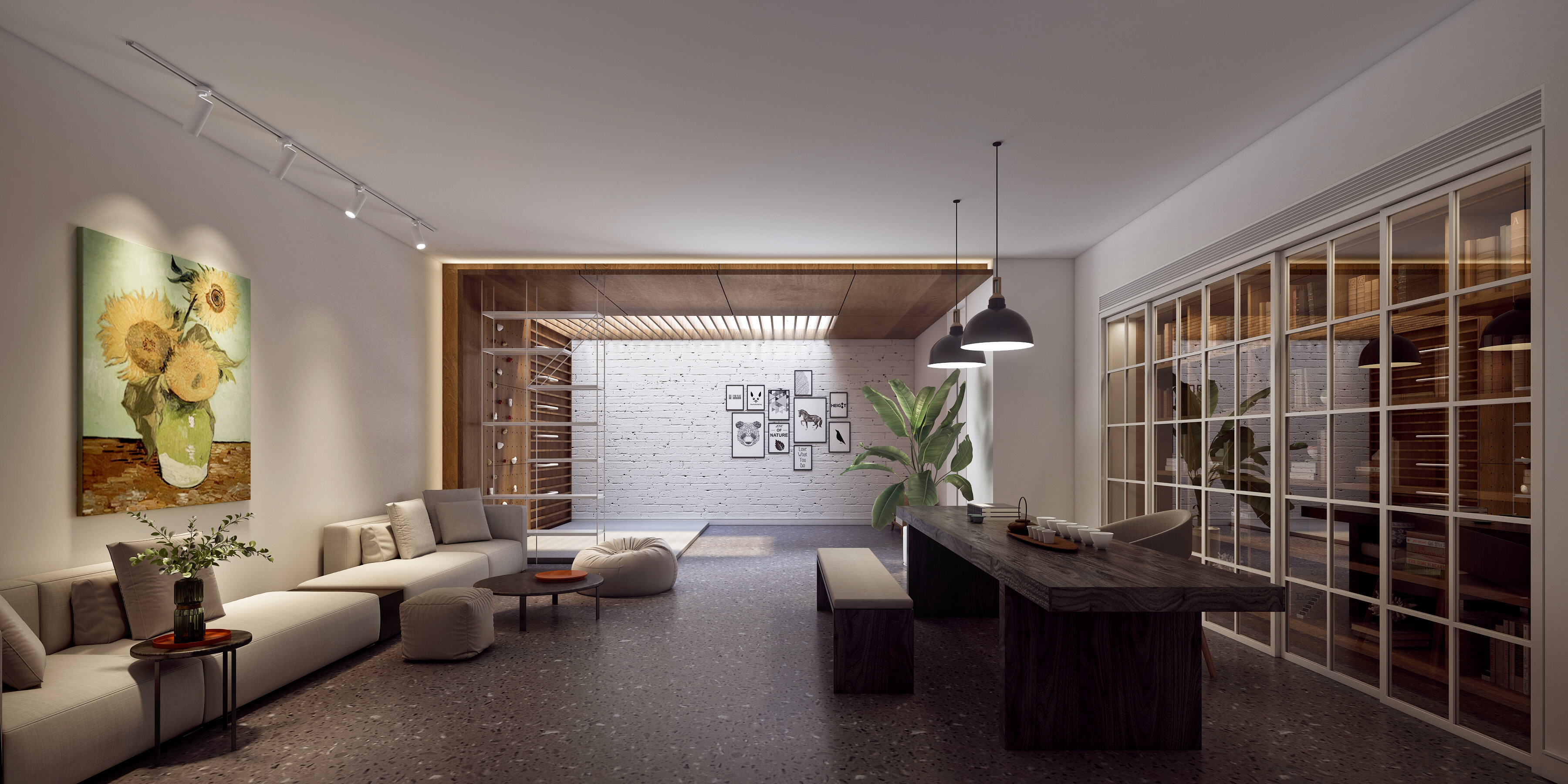 复古工业风办公室设计-8