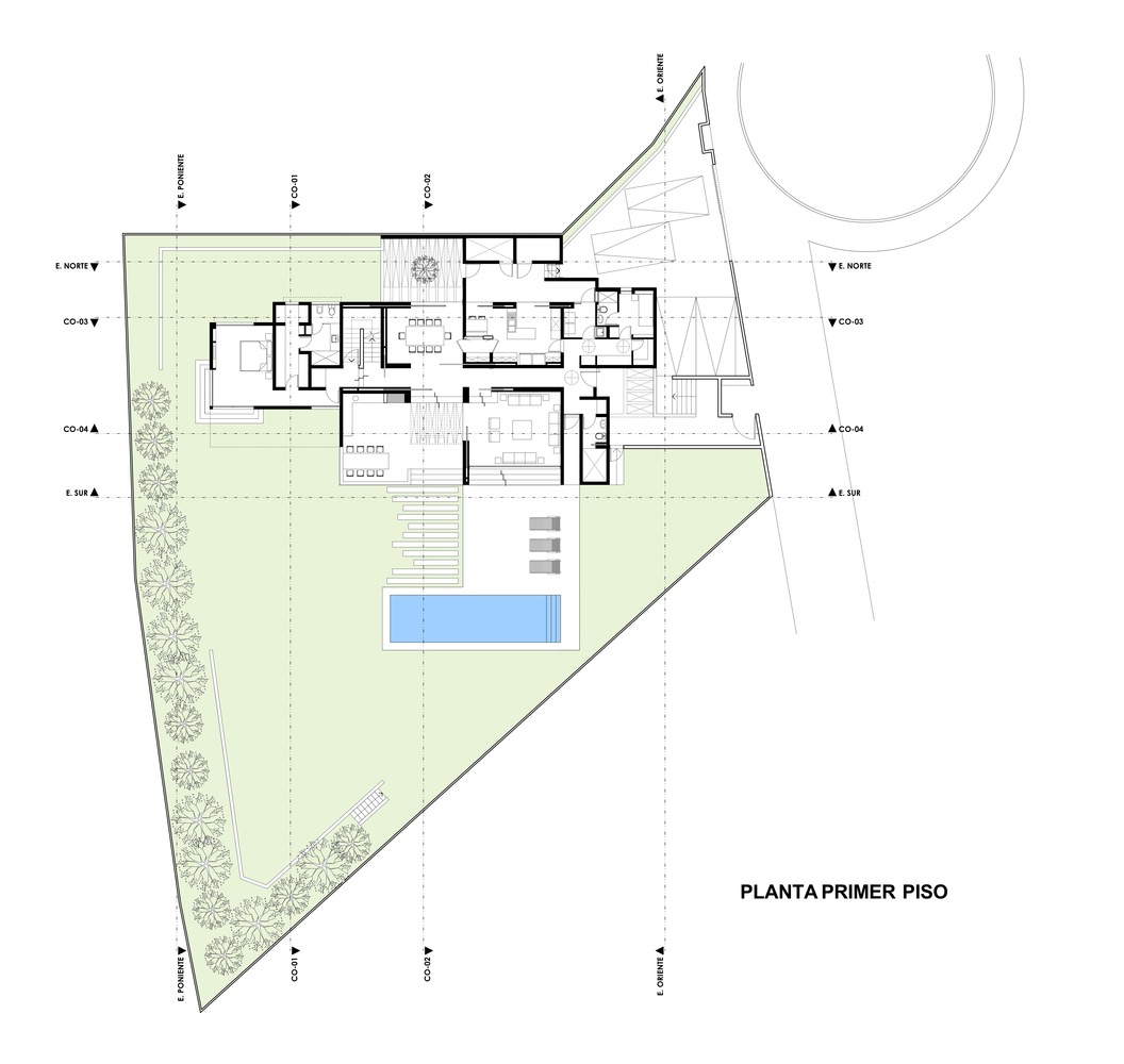 智利森林中的光影之家-16