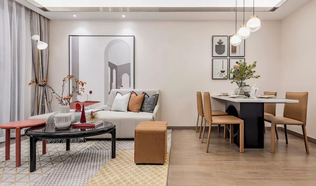 色彩演绎个性家居，南京长沙龙湖精装样板间解读-50