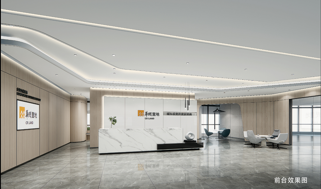 华润置地商务风办公空间设计-4