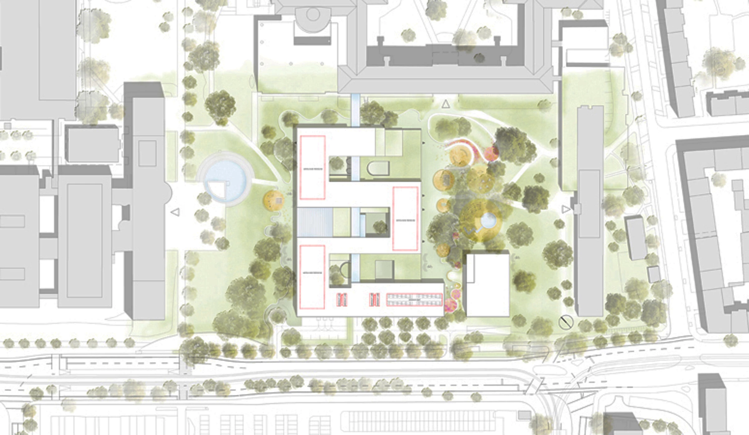 弗赖堡儿童和青少年诊所丨德国丨Architects Collective-19