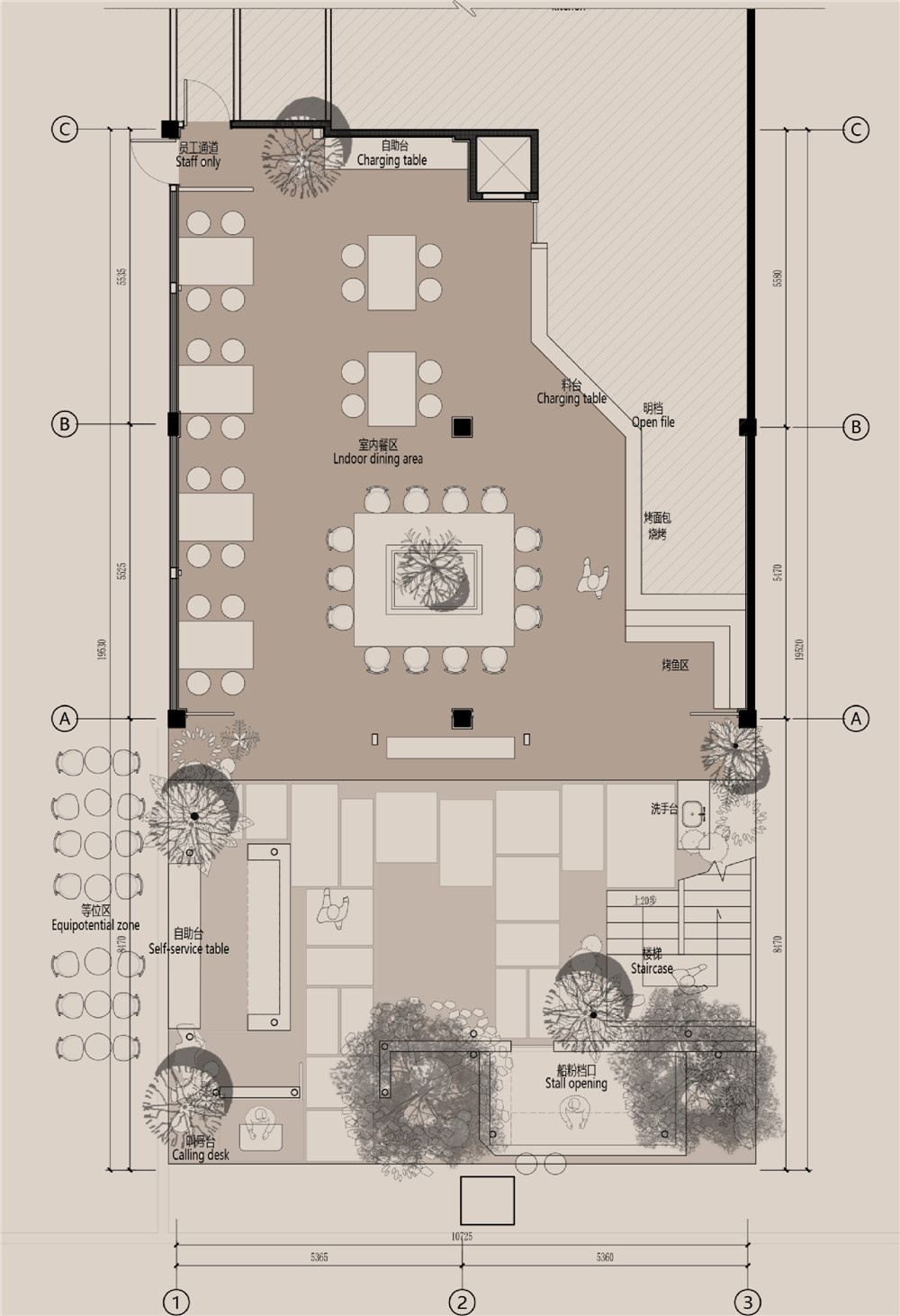 椿楣粉档丨中国西双版纳丨FUNS方糖空间设计顾问-81