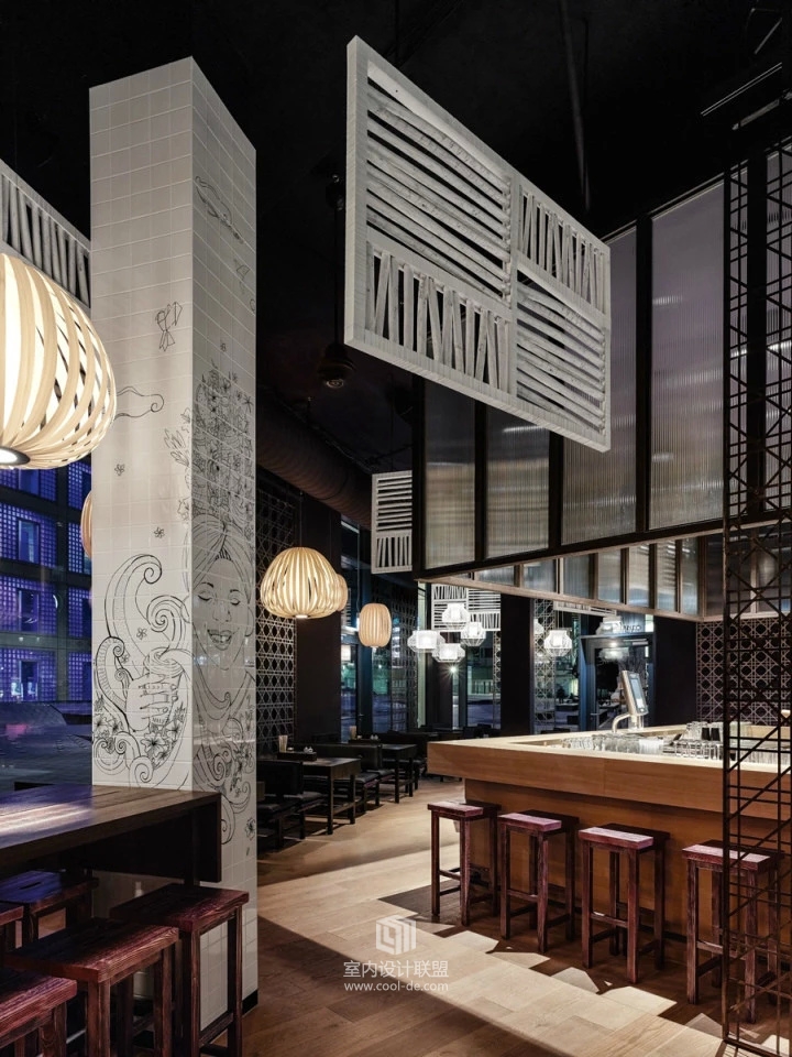 Ippolito Fleitz：斯图加特GinYuu餐厅设计-10