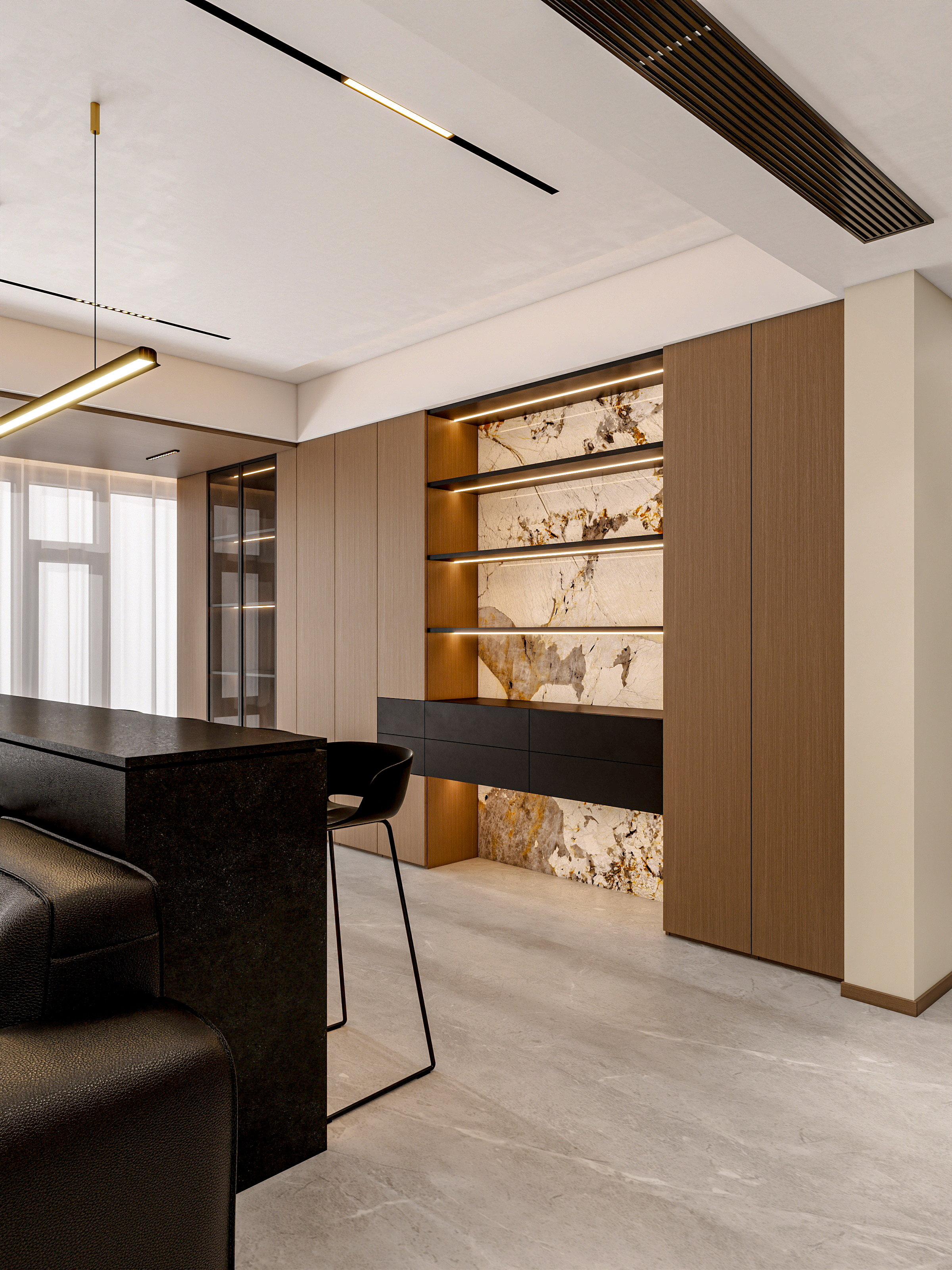 四川成都锦熙华庭鹭湾一号（138平方意式极简三居室）-18