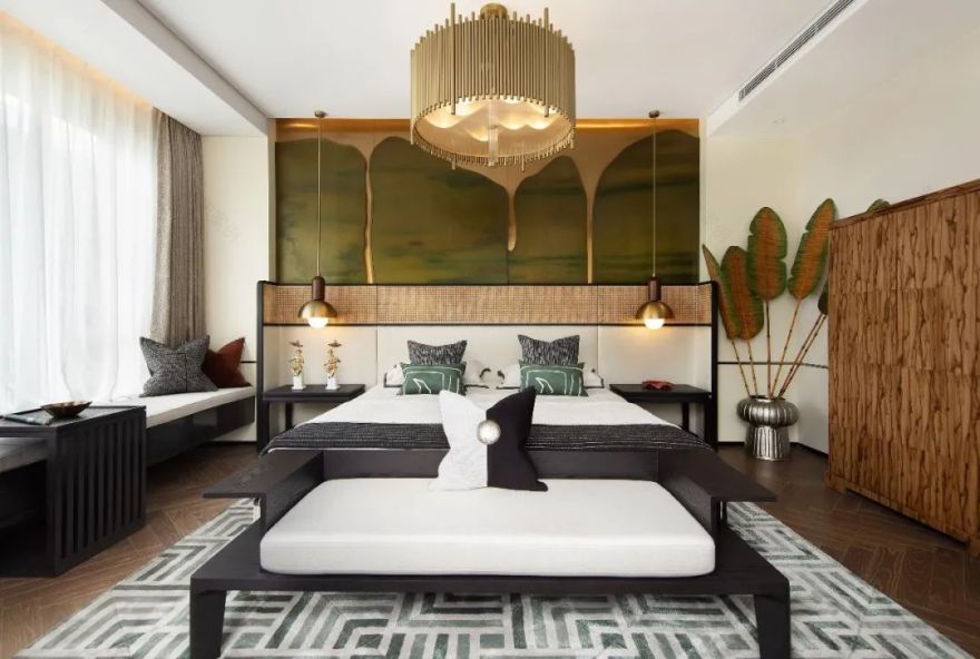 滇池半山合院 | 禅意英伦的摩登空间-40