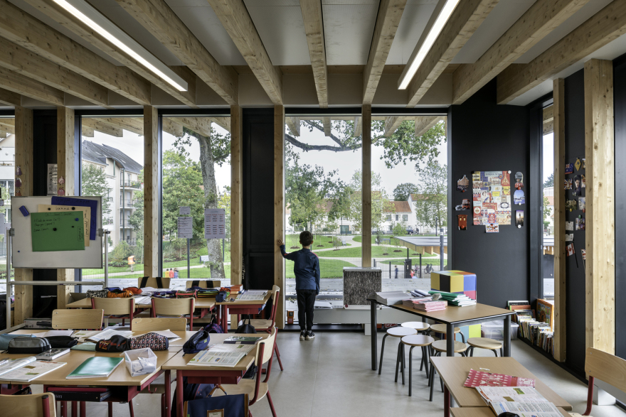 法国带有运动设施的学校综合体-30