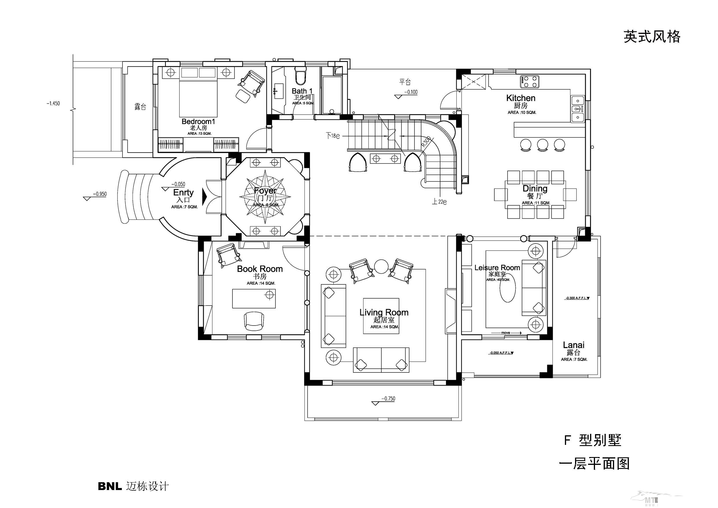 BNL architects  堤亚纳昱墅别墅样板房概念设计-22