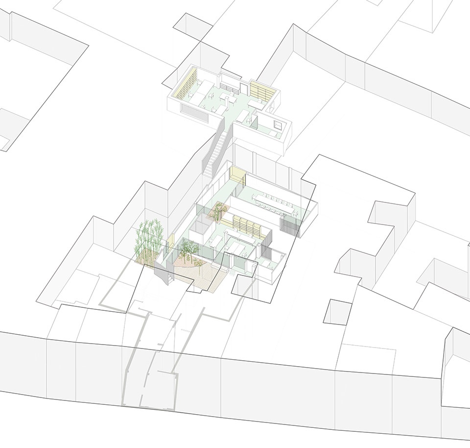 西班牙 Córdoba 街区内院办公室 · 光与影的游戏-9