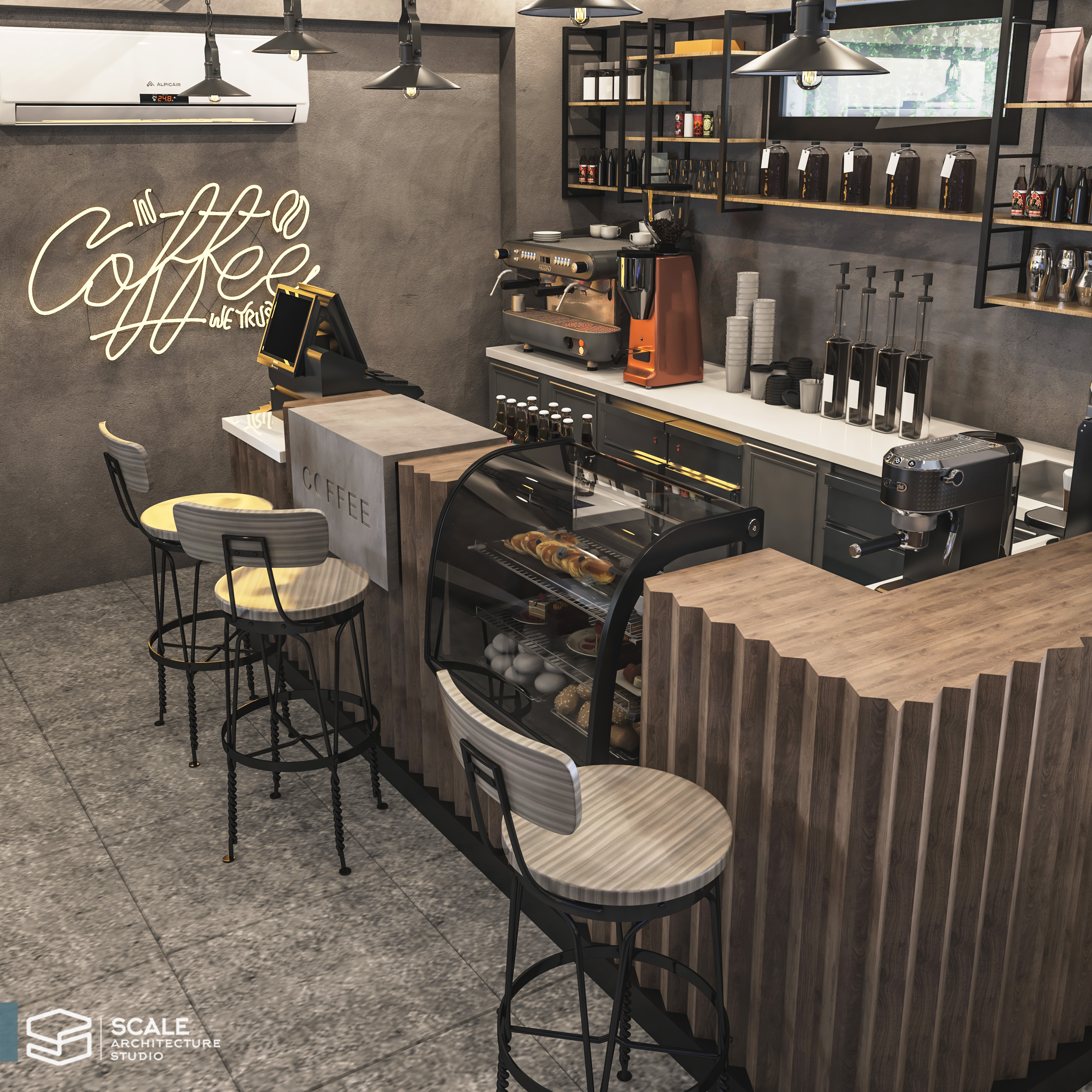 BIGWIG CAFE 室内设计丨Scale Architecture studio office-7