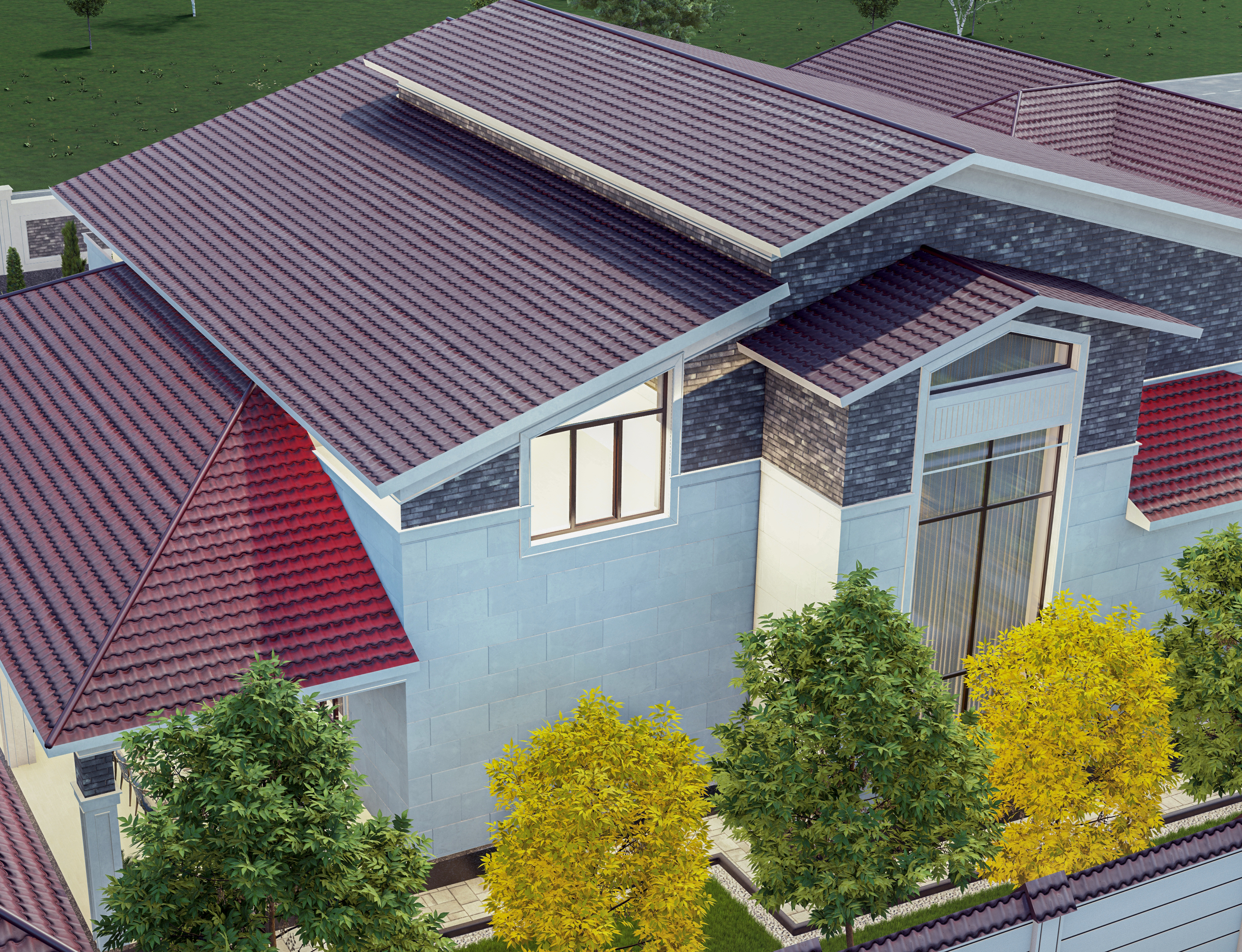 Фасад мансардный-9