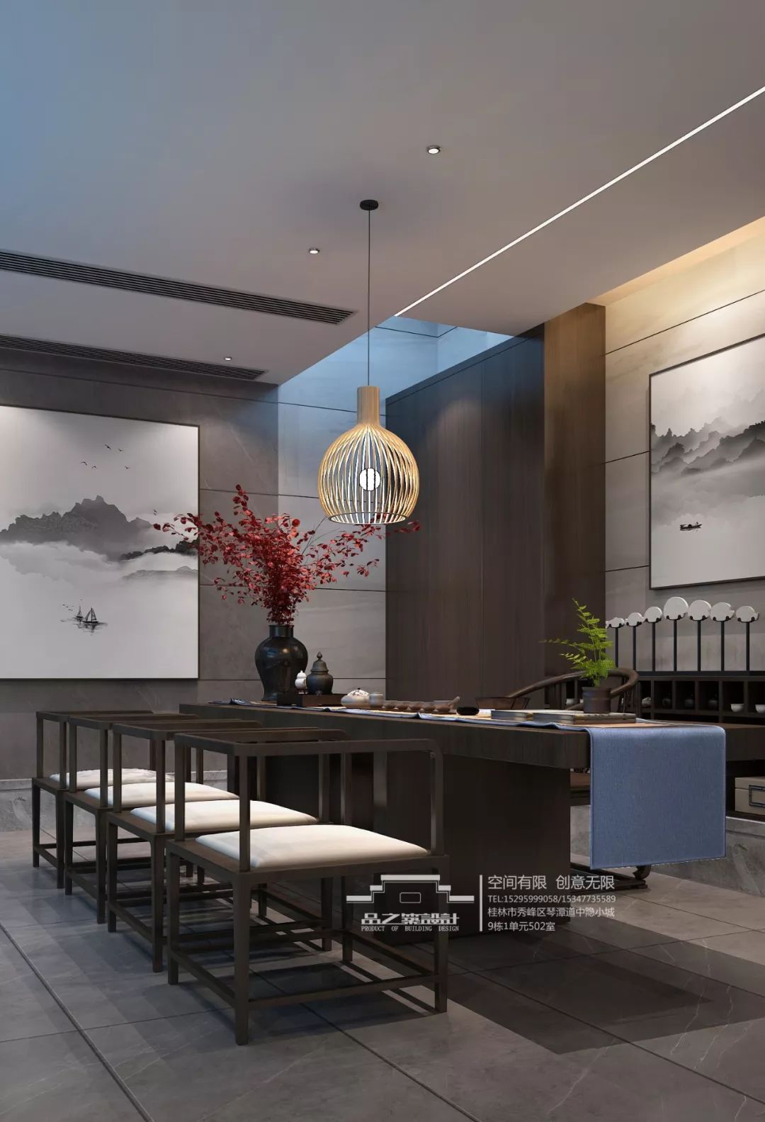 《东方格调·墅》品之筑设计,打造 480㎡自然生活空间-20