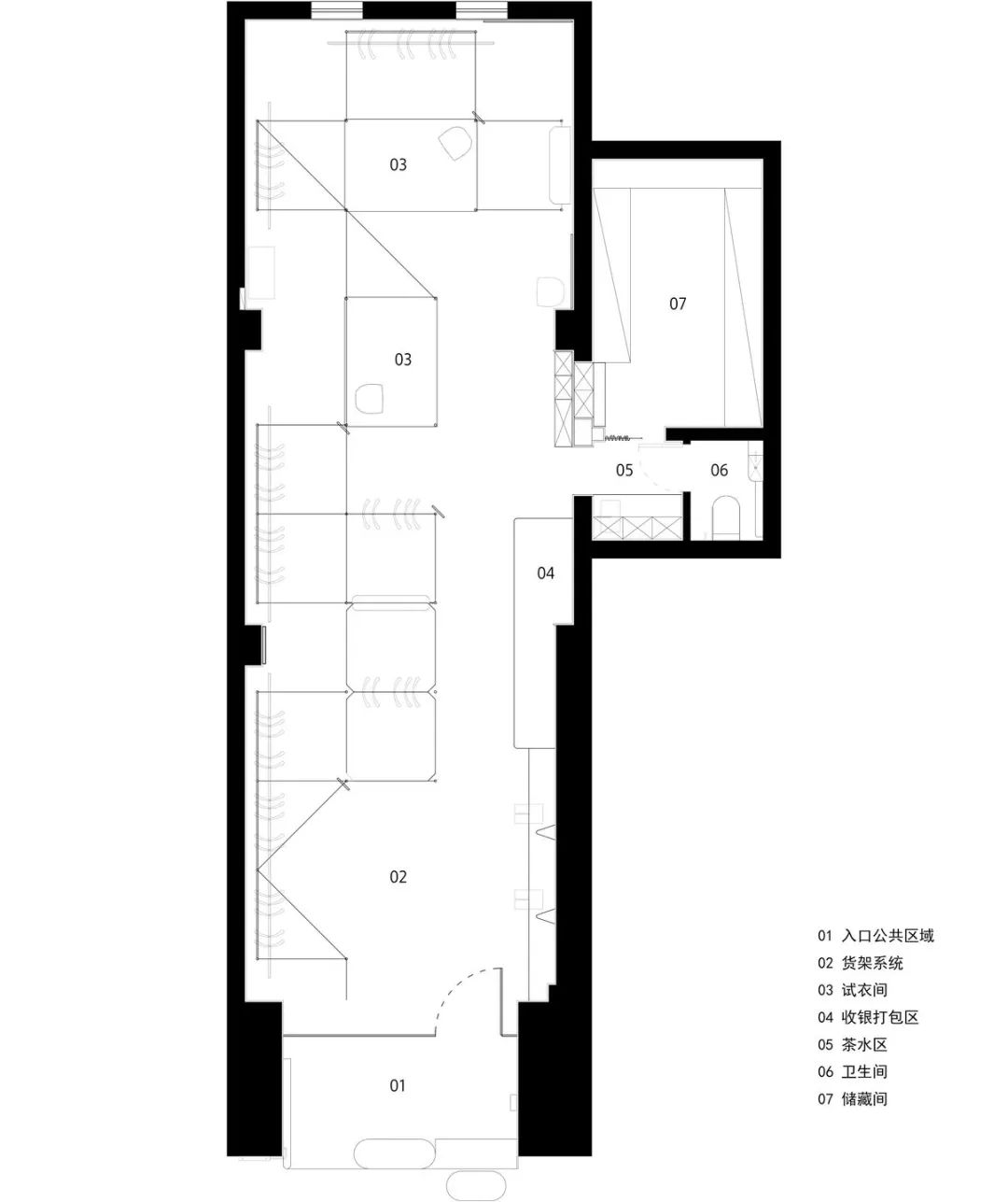 3,9 服装店设计丨中国杭州丨JIANGJIE DESIGN-35