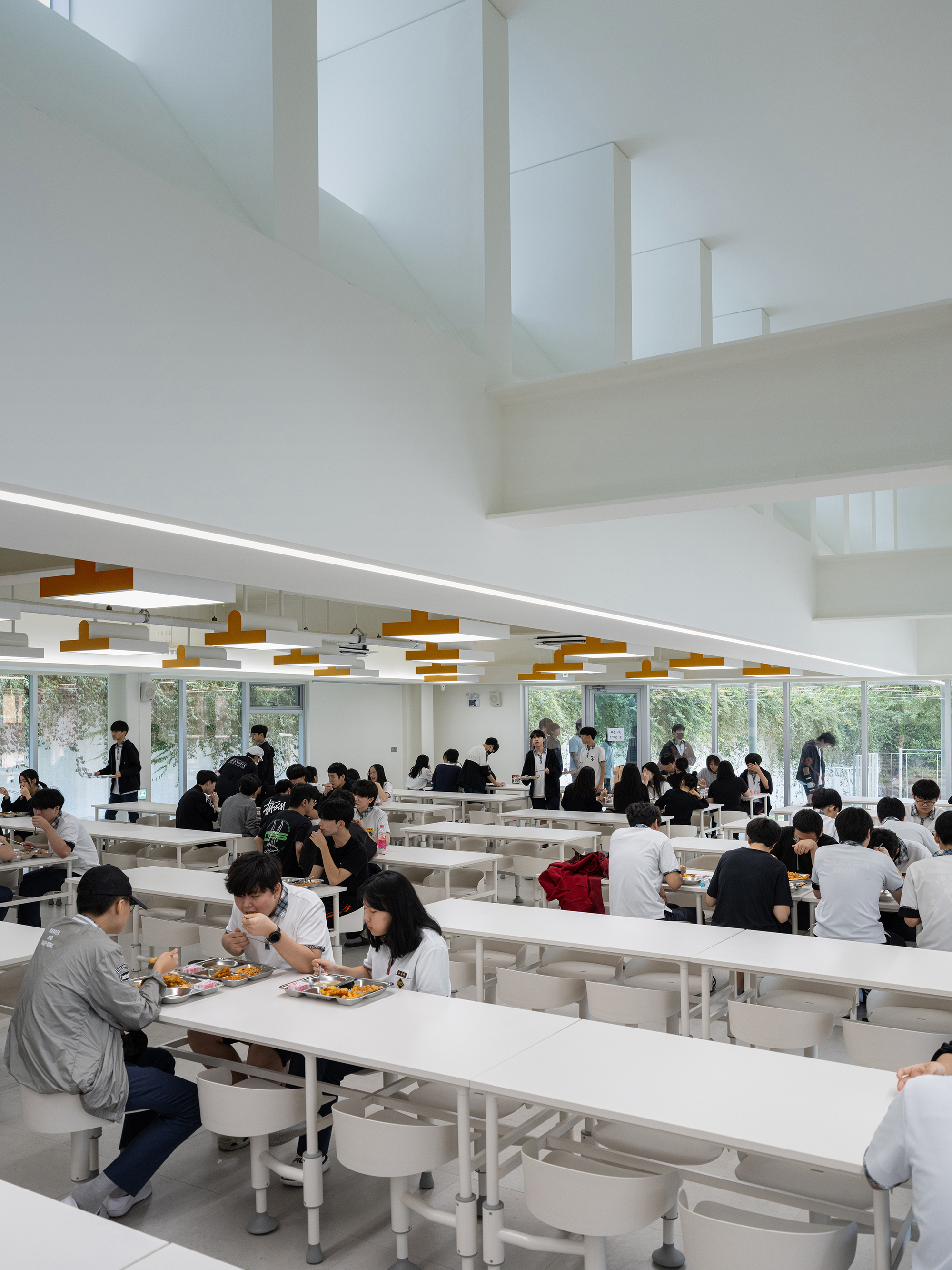 Mirae High School of Science & Technology Cafeteria Extension 高中学校食堂丨Bare Ground Architects-33