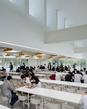 Mirae High School of Science & Technology Cafeteria Extension 高中学校食堂丨Bare Ground Architects