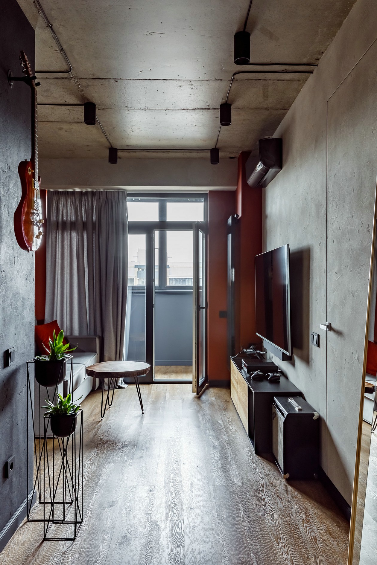 充满阳刚之气的单间公寓-4