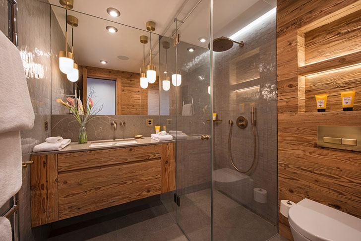 瑞士风格的山间小屋，温馨而时尚-19