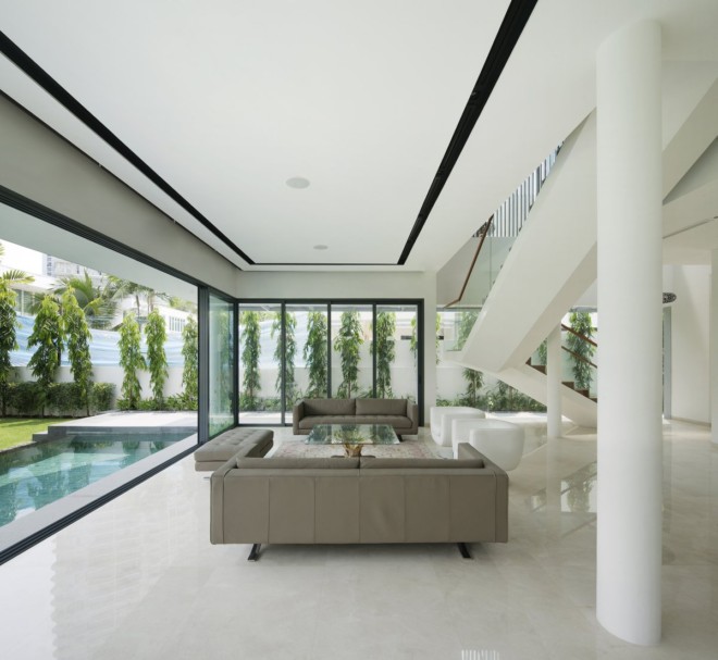 豪华别墅 现代风格新加坡现代住宅设计-23