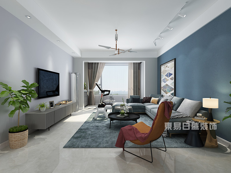 东易设计 | 146㎡北欧风四室两厅装修案例                     -0