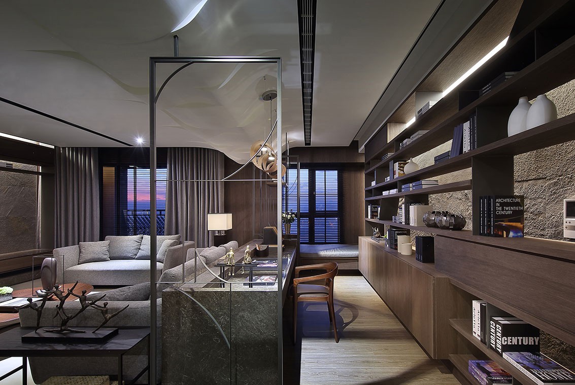 “隐藏”与“探知”——现代简约住宅  张清平-10