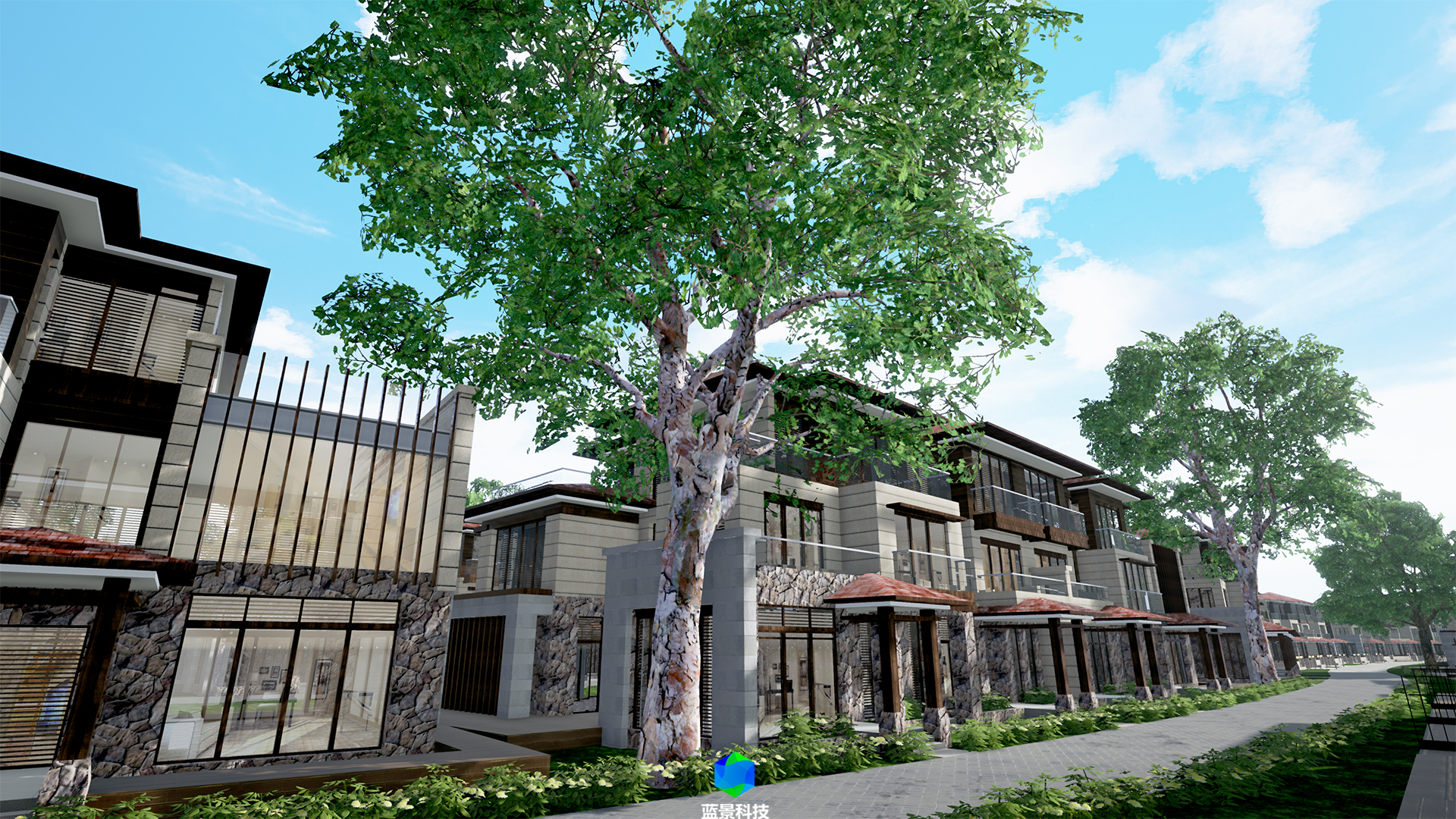 某别墅小区虚拟现实 VR 虚幻 4 引擎制作 ue4-3