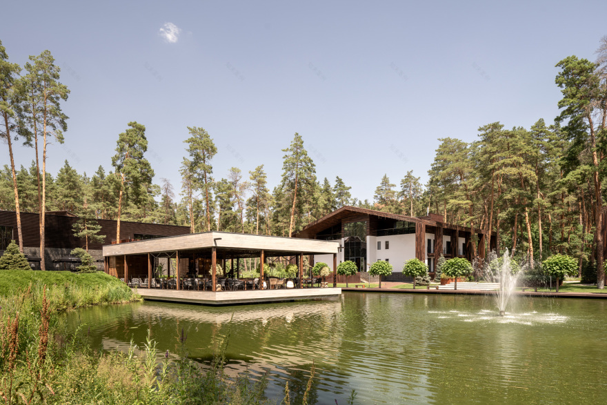 露台与泳池,维霍利休闲公园丨乌克兰丨YOD Group-0