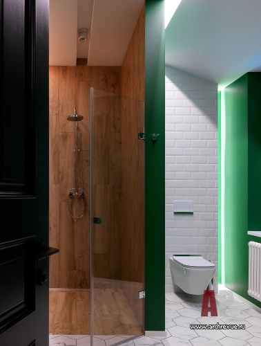 莫斯科郊外带阁楼的三层现代法式古典风格住宅丨俄罗斯莫斯科丨Шалдыбина Светлана（谢尔盖·沙尔迪宾娜）-54