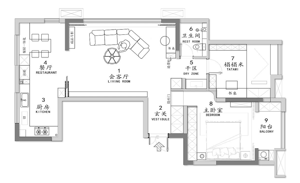 私宅设计:黑白之间,极致简约丨中国成都丨成都宏福樘设计,巴克空间设计-59