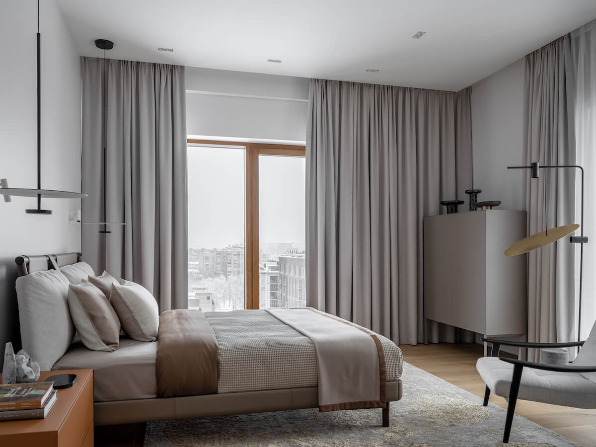 170 平方米的白色公寓丨俄罗斯莫斯科丨Ariana Ahmad-18