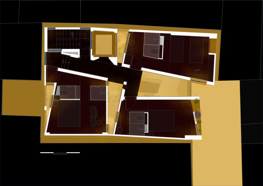 越南迷你酒店“Concon House”悬浮空间设计丨越南河内-6