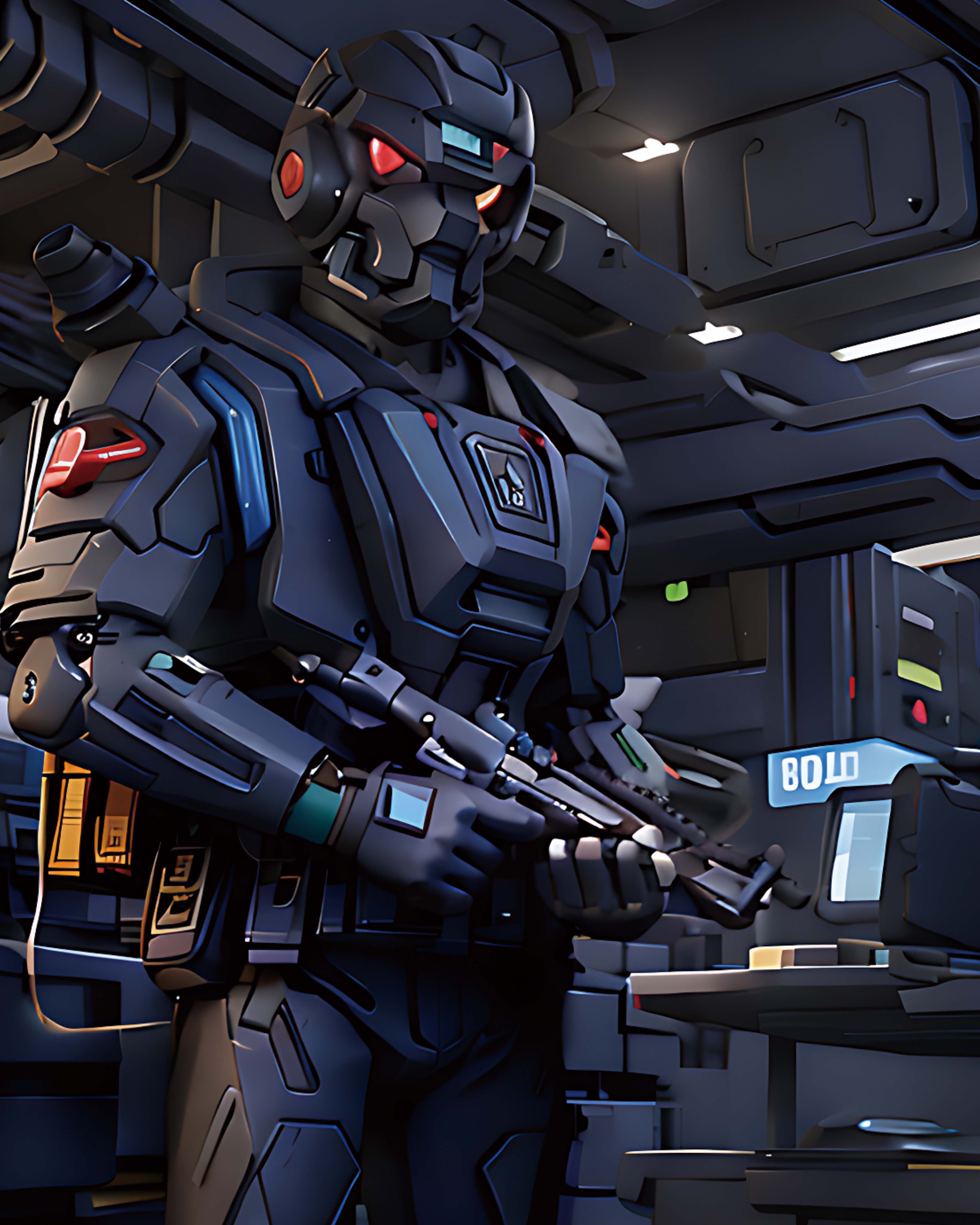 未来赛博朋克科技建筑-4