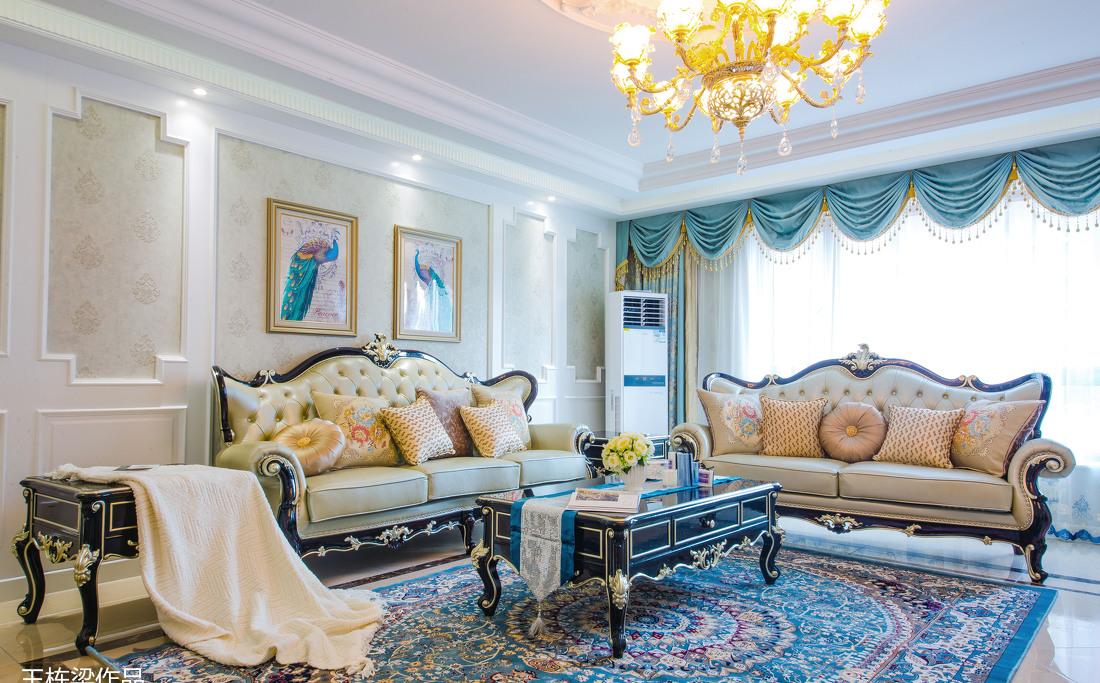 巨华紫光园法式风格样板间-13