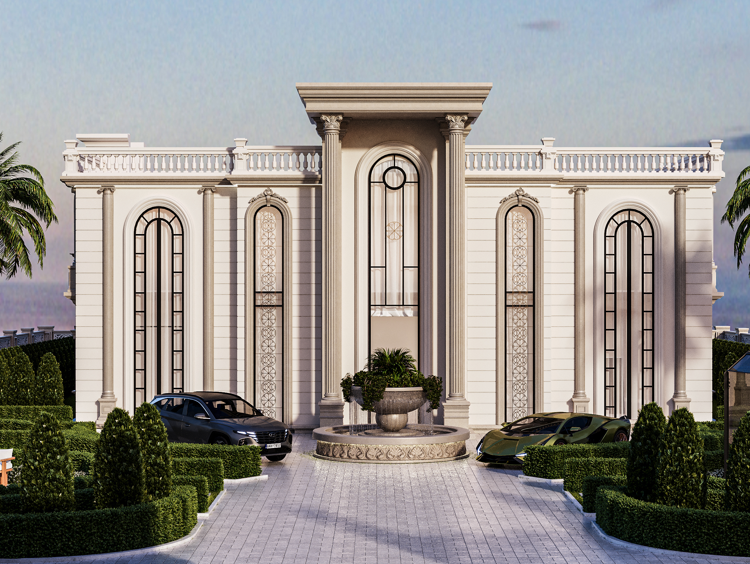 别墅外观及花园设计丨Laith Jayyousi-4