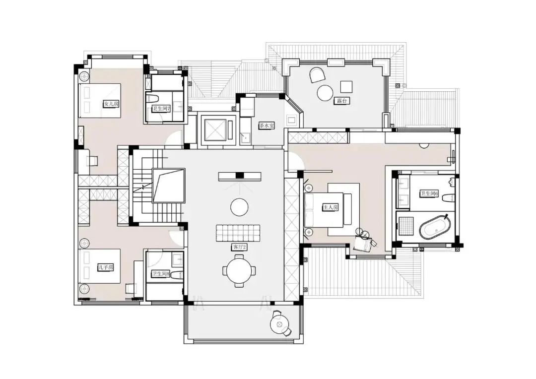 意式写意遇见自然主义山语城750平米临湖独栋丨中国重庆丨恺悦陈设,KD室内设计事务所-99