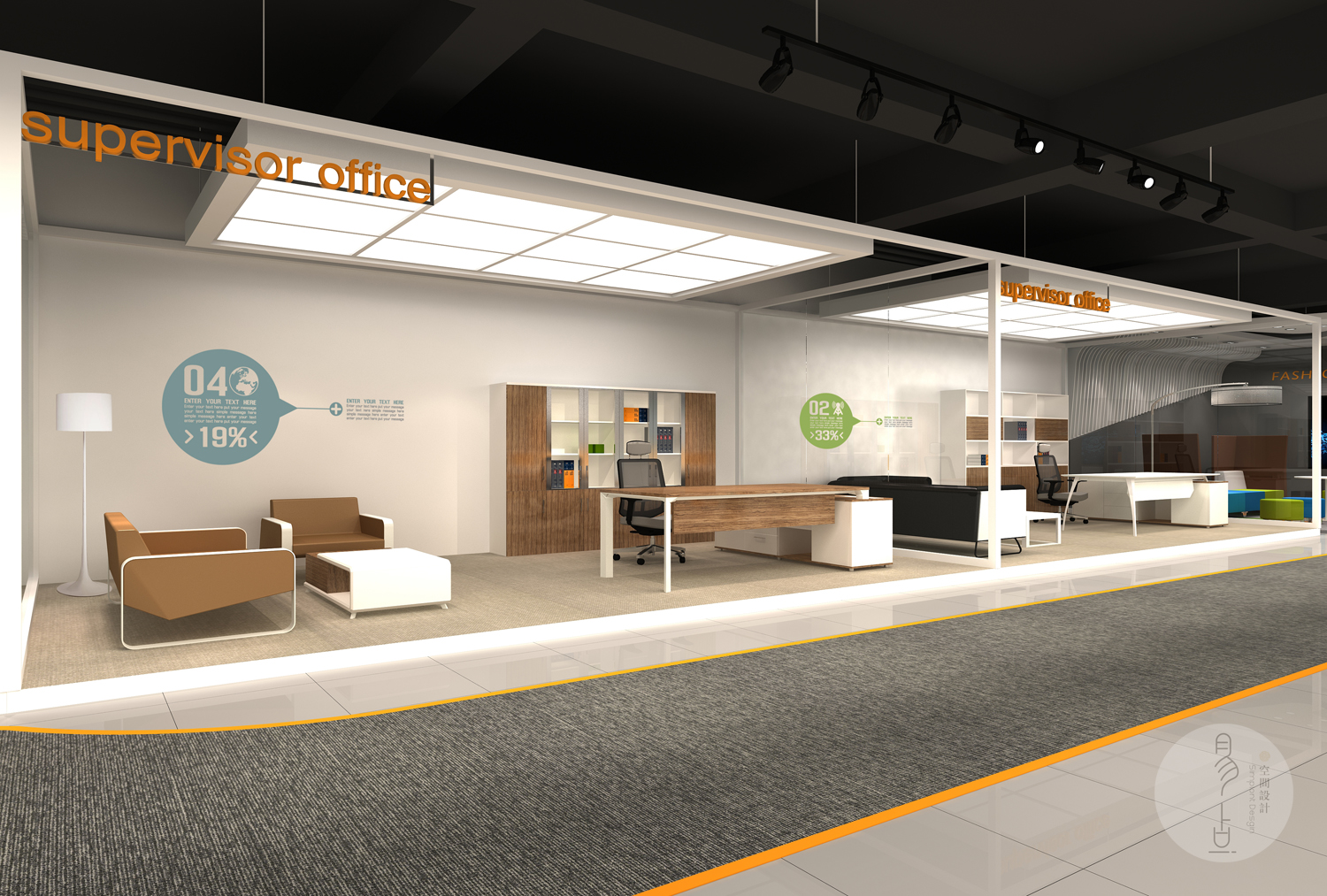 动感办公空间，诠释现代办公理念-4