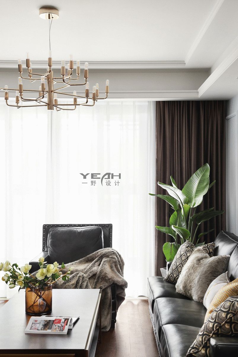 现代美式家,金属线条与少女心的完美结合-23